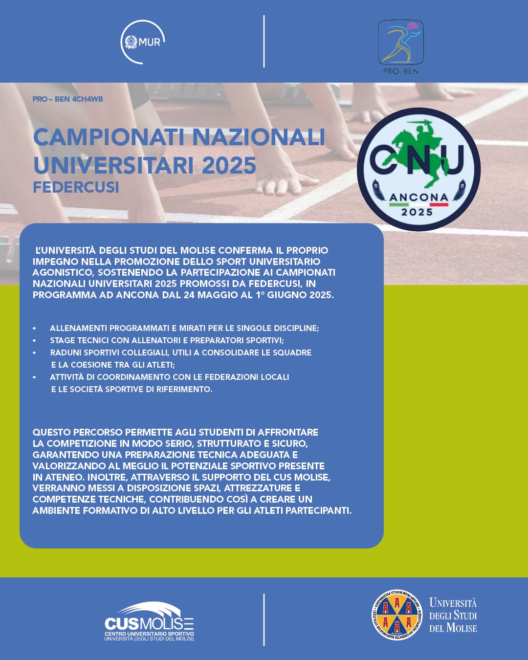 Campionati Nazionali Universitari 2025