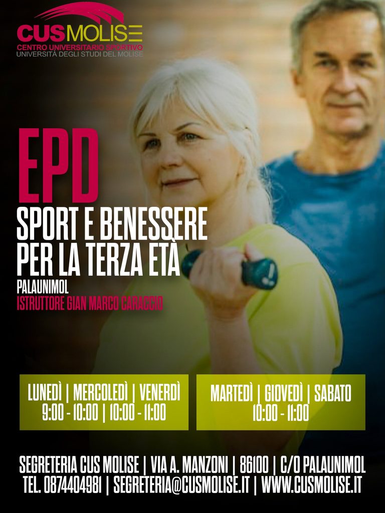 Epd: esercizio, prevenzione e benessere nella terza età